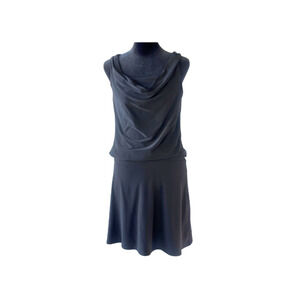 WHBM Black Sleeveless Blouson Cocktail Dress Size 2